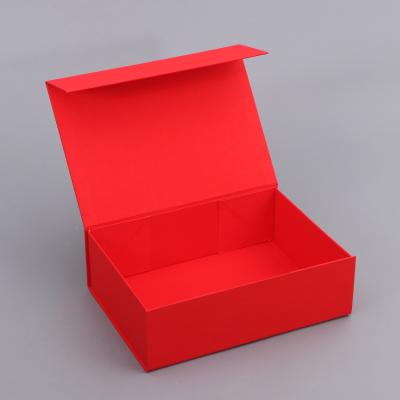 China Customized magnetic flip-top box foldable wrapping paper card box cosmetics tea jewelry gift packaging box for sale