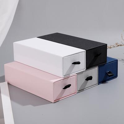 China Luxury Drawer Gift Paper Cardboard Custom Logo Printed Cosmetic Packaging Box for sale