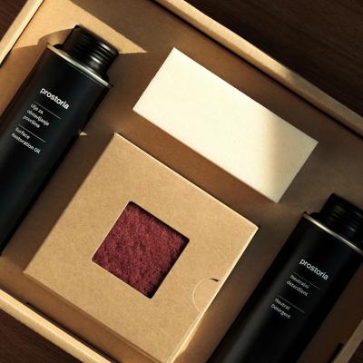 China Recyclable kraft paper cosmetic packaging box skin care product box customization for sale