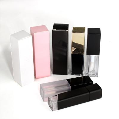 China Lipstick lip gloss tube packaging paper box cosmetic packaging white empty box 25X87mm for sale