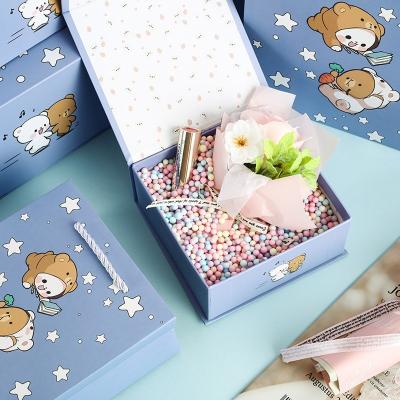 China Custom Size Cardboard Boxes Cartoon Cute Birthday Gift Box wholesale for sale