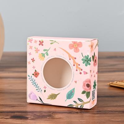 Chine Boîte d'emballage de savon faite à la main Petits accessoires Boîte de stockage de papier Boîte d'aromathérapie Feuille de cire Boîtes cuboïdes pliantes à vendre