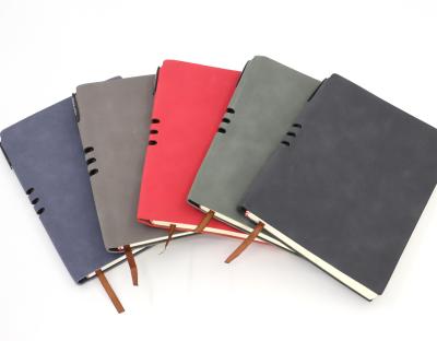 China Wholesale Custom Logo Multicolor Premium Business Meeting Diary Planner Leather Cover With Pen Holder for sale