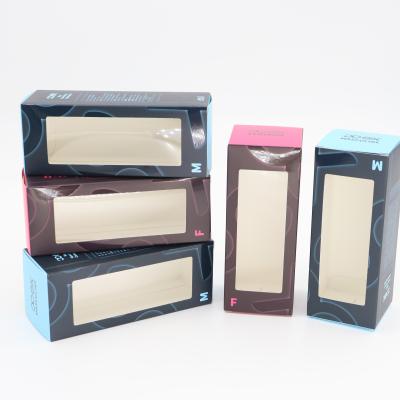 China Wholesale Customized Cosmetic Packaging Boxes Essential Oil Packing Box printing logo With PVC for sale