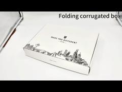 Corrugated folding box