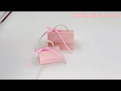 Delicate Valentine‘s Day candy gift box wedding gift box Packaging with handle and ribbon