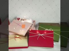 Luxury Two Pieces Cardboard Paper Packaging Removable Lid Rigid Gift Boxes Custom Logo