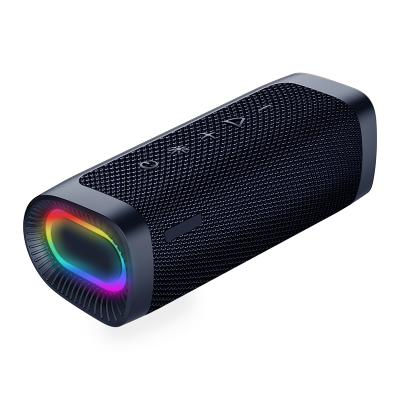 China 2021 New 2021 BT 5.0 Quality Bluetooth LED Speaker RGB Flashing Light LED Light Portable Colorful Radio Waterproof Speaker TWS for sale