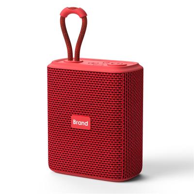 China 5W Full Range Speaker Cloth Wireless IPX6 Mesh Waterproof Portable Mini Bluetooth 5.0 Speaker Box For Outdoor for sale