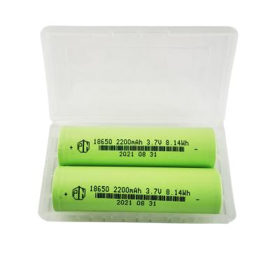 China Quality cheap durable rechargeable toys 3.7v 2200mah 18650 Li ion battery cells lithium battery for sale