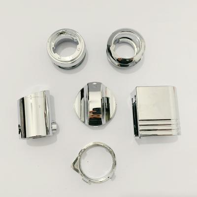 China Industrial made according to drawing or 100% copy your sample glossy chrome plating plastic products for sale