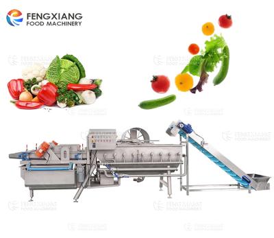 China Leafy Vegetables Like Lettuce Support Customization Vegetable Salad Cutting Drying Machinery Washing Processing Line for sale