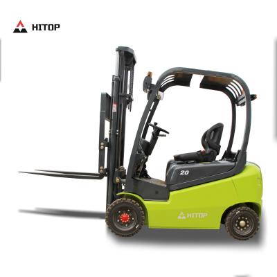 China Best Price Hotels Mini Electric Forklift 1.5 Ton 4 Wheel Drive Electric Forklift 3 Ton For Sale for sale