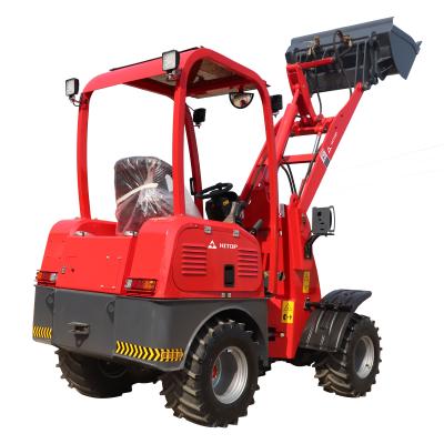 China Hotels Full Electric Mini Articulated Loader 0.6 Ton 0.8 Ton 1 Ton 5 Ton CE 4WD China Electric Wheel Loader For Agriculture for sale