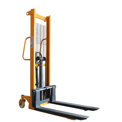 China Cheap hotels and high quality fast pallet lift 1000kg pallet truck manual electric stacker price for sale