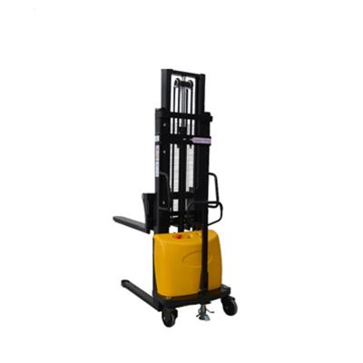 China Hot Selling Hotels 4 Meter Lifting 1Ton 1.5 Ton 2 Ton Semi Electric Pallet Stacker Forklift for sale