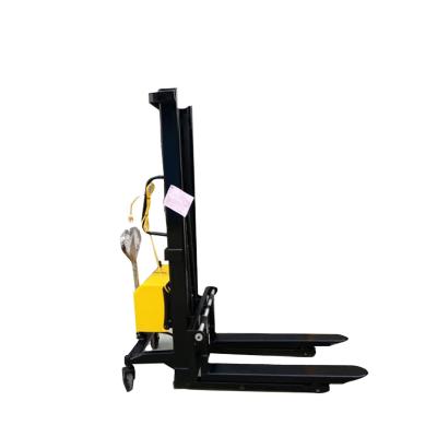 China Construction worksÂ   Walkie Rider Electric Low Lift Pallet Truck 1500Kg Electric Forklift Pallet Truck for sale