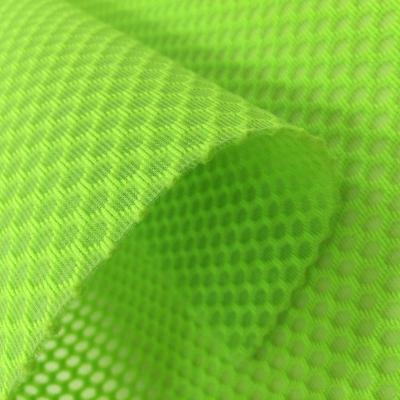 China 3D Memory Warp Knitted Polyester / Nylon Red Yarn Mesh Polyester Fabric Filter Airmesh Mesh Fabric For Shoes Air Cloth for sale