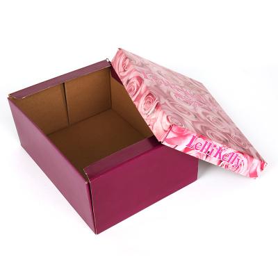 China Handmade Hot Foldable Luxury Design Big Square Vending Box For Shoes Packing Case Custom Packing Box for sale