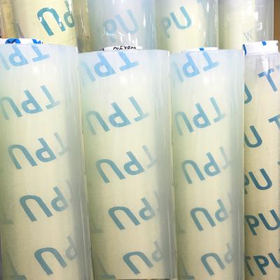 China Eco - Friendly Transparent Thermoplastic Polyurethane Tpu Clear Wrapping Waterproof Film Roll Film for sale