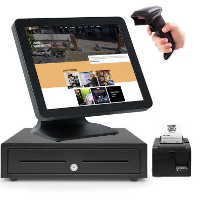 China 17 Inch Integrated POS System Touch Screen Point Of Sale All In One POS Terminal System For 17