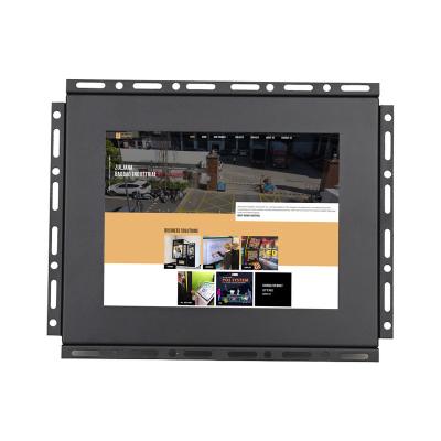 China High Quality 8 Inch Open Frame LCD Display Touch Screen Monitor Capacitive Touch Screen Controller Monitor 16.31(H)*12.25(V) for sale