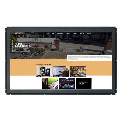 China High Quality LED Commercial / Open Frame Industrial Capacitive Touch Screen Monitors 32 Inch 69.84(H)*39.29(V) for sale