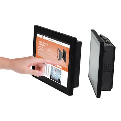 China 10Inch Labor Safety Glass Anti-Glare Coating All In One Waterproof PC J1900 Touch Screen Panel PC for sale