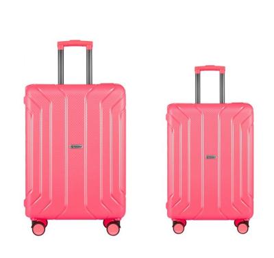 China Fashionable Bottom Travel PP Material Customized Hot Selling High Quality Suitcase Set 20