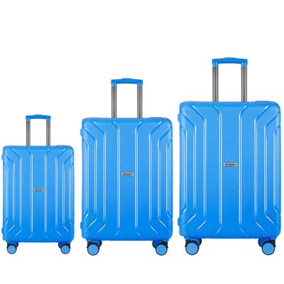 China ODM Professinal Bottom Factory OEM Classic Travel Suitcase Luggage 20 24 28 Trolley Suitcase pp Travel Bags Luggage Sets for sale