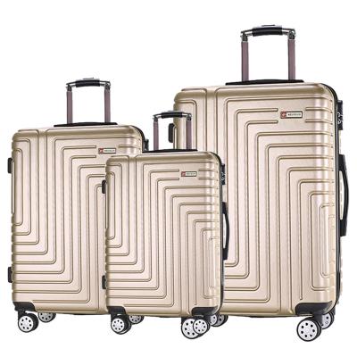 China School Case Hard ABS Suitcase 3 Size Color Luggage Bag Trolley Case\Travel\Etc Long Distance Fast Delivery Airport bags for travel for sale