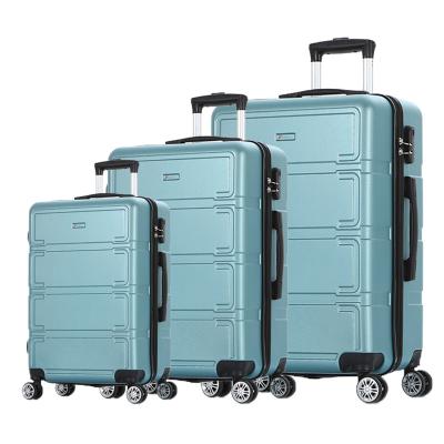 China School\Travel\etc Long Distance OEM/Blue Suitcase Abs+pc Suitcase Trolley Bag Luggage Trolley Bag ODM Suitcase With Tsa Lock for sale