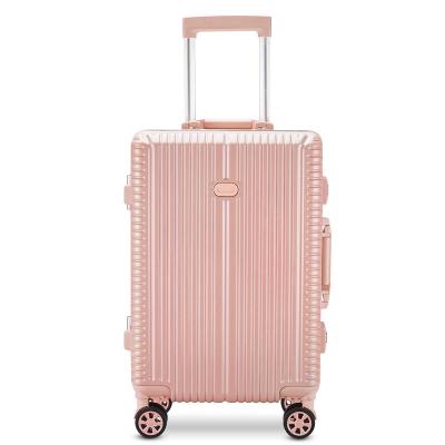 China Aluminum School Frame Trolley Case Suitcase Travel Luggage \ Custom Luxury Scratch-Resistant Large Capacity Durable Travel Bottom Lock \ Etc. Outdoor TSA for sale