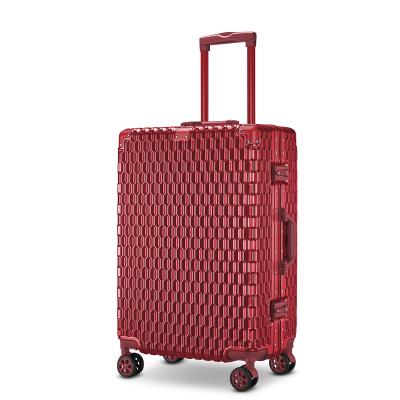 China Hot Selling School\travel\etc Frame ABS PC Aluminum Bottom Trolley bags luggage 20 24 28