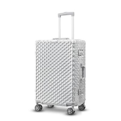 China School\Trolley Case ABS PC Frame Custom Clinking Aluminum Bottom Suit To Travel\etc. High QualityTravel Cases Travel Trolley Luggage With Wheel For Women Men for sale