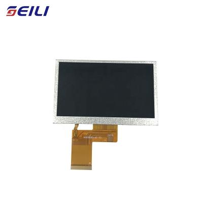 China 4.3 Inch 480x272 RGB 40Pin 4.3 Inch Interface 500cd/m2 Brightness 4.3 LCD tft for sale