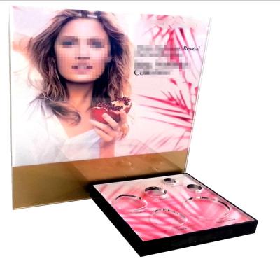 China Display goods. Factory Price Acrylic Display Advertising Customized Logo Acrylic Cosmetics Display Stand Holder for sale