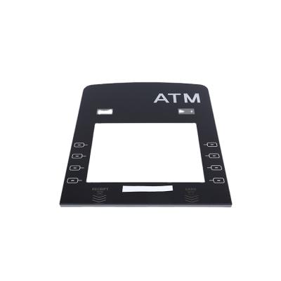 China Machine Easy Installation ATM Parts Acrylic Graphic ATM Front Panel Overlay for sale