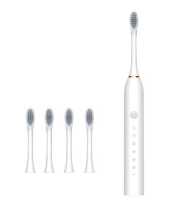 China Sonic Electric Toothbrush Rechargeable Adult Ultrasonic Child Timer Smart Tooth IP65 Waterproof 6 Speed ​​Automatic Toothbrush X3 for sale