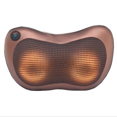 China 2021 Comfortable Massage Pillows Shiatsu Neck Massage Pillow With Heat Kneading Rechargeable Cordless Neck Massager for sale