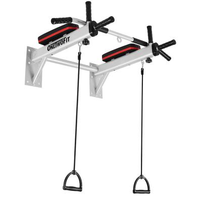 China Adjustable Waist Multi Functional Fitness Gym Equipment Barra Dominadas Wall Mounted Chin Pull Up Horizontal Bar For Home for sale