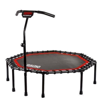 China Without Net Onetwofit Folding Protector High Quality Trampoline With Handle Trampoline Space Trampoline OEM Prices Cama Saltarina Indoor Adult Jumping for sale