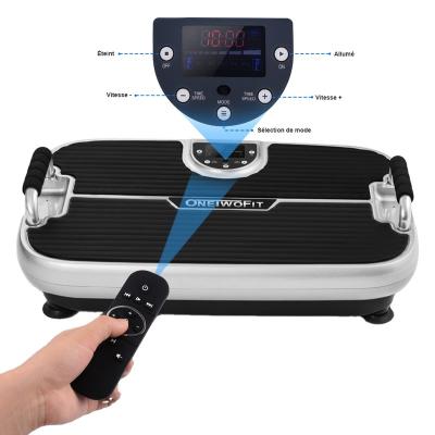 China Onetwofit Desktop Power Body Massager Foot Plate Home Use Vibration Platform For Professional Fitness Platform Vibration Home for sale