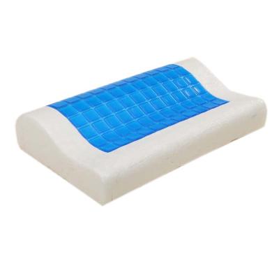 China Memory Molded Memory Foam Pillow With Gel Cooling Pad for sale