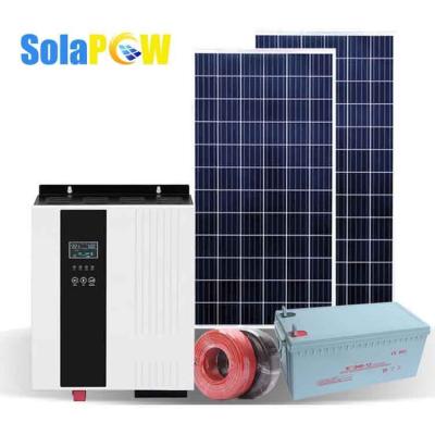 China Home Home Solar Electricity Generation System 5 Watt Off Solar Inverter For Homel Use for sale