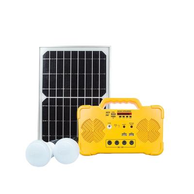 China Home Portable Home Lighting Solar Panel Solar Power System Energy Kit With LED Bulb for sale