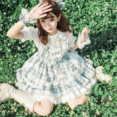 China Lovely Lolita Fashion Breathable Pure Kawaii Clothes Summer Overall Dress for sale