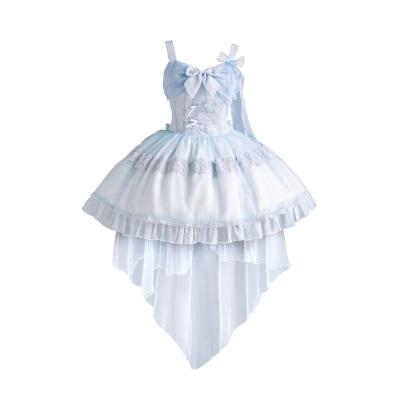 China Breathable Design Lace Up Kawaii Lolita Style Dress For Birthday Photoshoot for sale