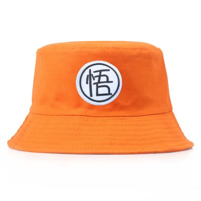 China Other Hot Japanese Anime Bucket Hat Men Women Men Women Embroidery Fisherman Hats Round Emblem Panama Hats For Fans Gift for sale