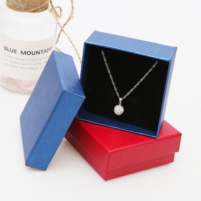 China Enamel 2022 New Logo Jewelry Packing Box Ring Earing Necklace Paper Printing Gift Box Wholesale Custom Made for sale